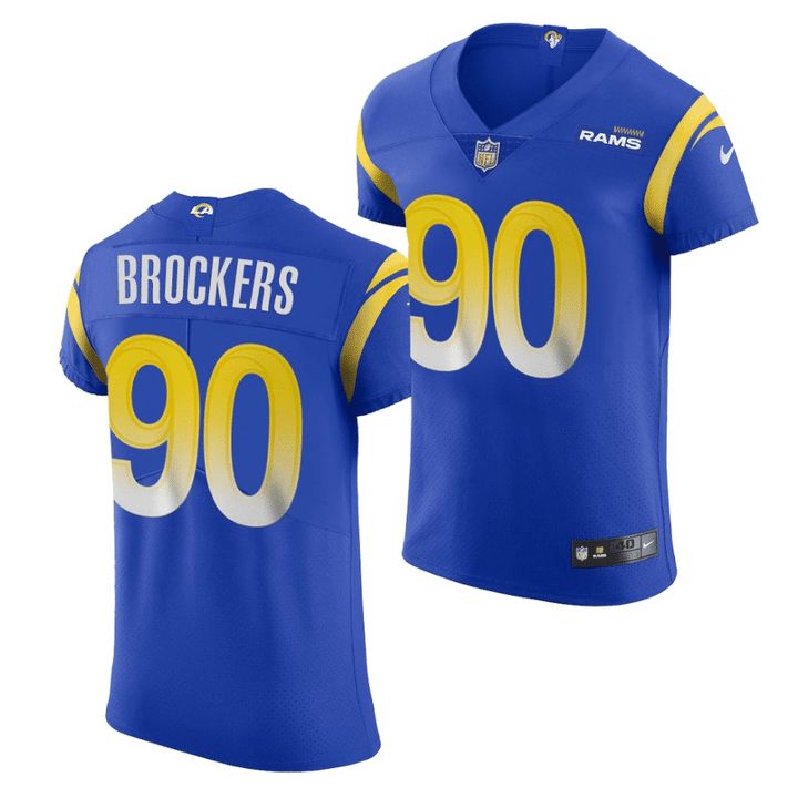 Men Los Angeles Rams #90 Michael Brockers Nike Royal Vapor Elite NFL Jersey->los angeles rams->NFL Jersey